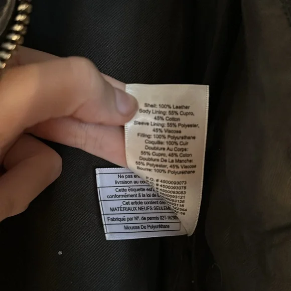 Real leather jacket - Picture 3 of 5